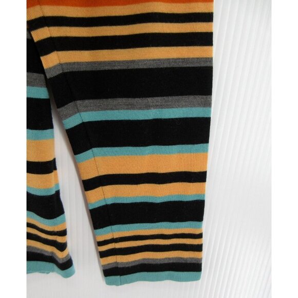 Missoni Sweater 8 Turtleneck Sport Pullover Striped Colorful 44 * - Picture 3 of 11